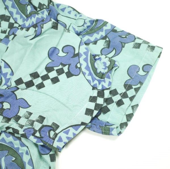 NOMA t.d. ノーマティーディー 日本製 Paisley Summer Shirt ペイズリーサマーシャツ N25-SH03 3 ターコイズブルー 半袖 オープンカラー アロハ 開襟 トップス【中古】【NOMA t.d.】 NOMA t.d. ノーマティーディー 日本製 Paisley Summer Shirt