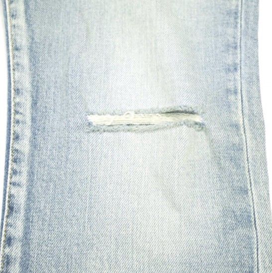 SAINT LAURENT サンローラン 日本製 D02 SKINNY-FIT JEANS ダメージ加工スキニーデニムパンツ 527389 YJ507 31 SANTA MONICA BLUE 5ポケット ジッパーフライ ボトムス【中古】【SAINT LAURENT】 SAINT LAURENT サンローラン 日本製 D02 SKINNY-FIT JEANS ダメージ