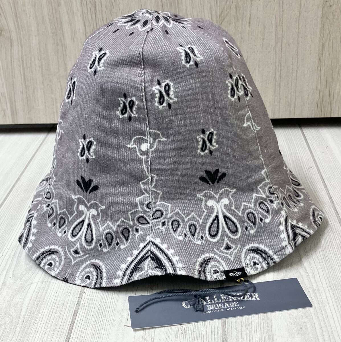 CHALLENGER チャレンジャー バケットハット グレー 総柄 - メルカリ