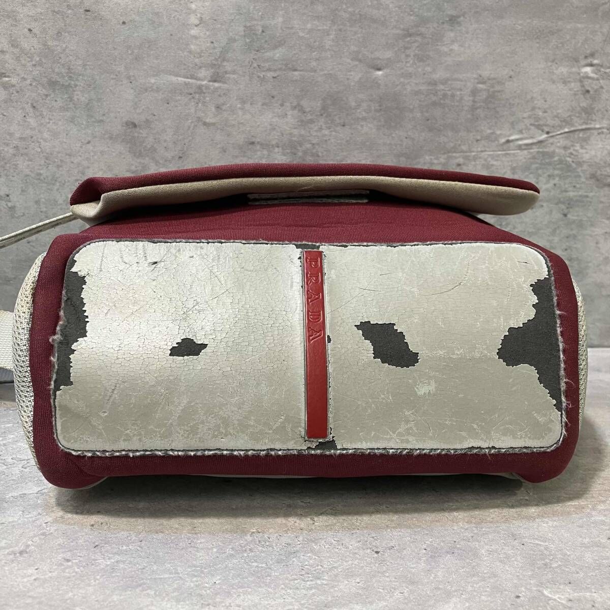 PRADA SPORT バッグ スポンジハンドバッグ レッド プラダスポーツ