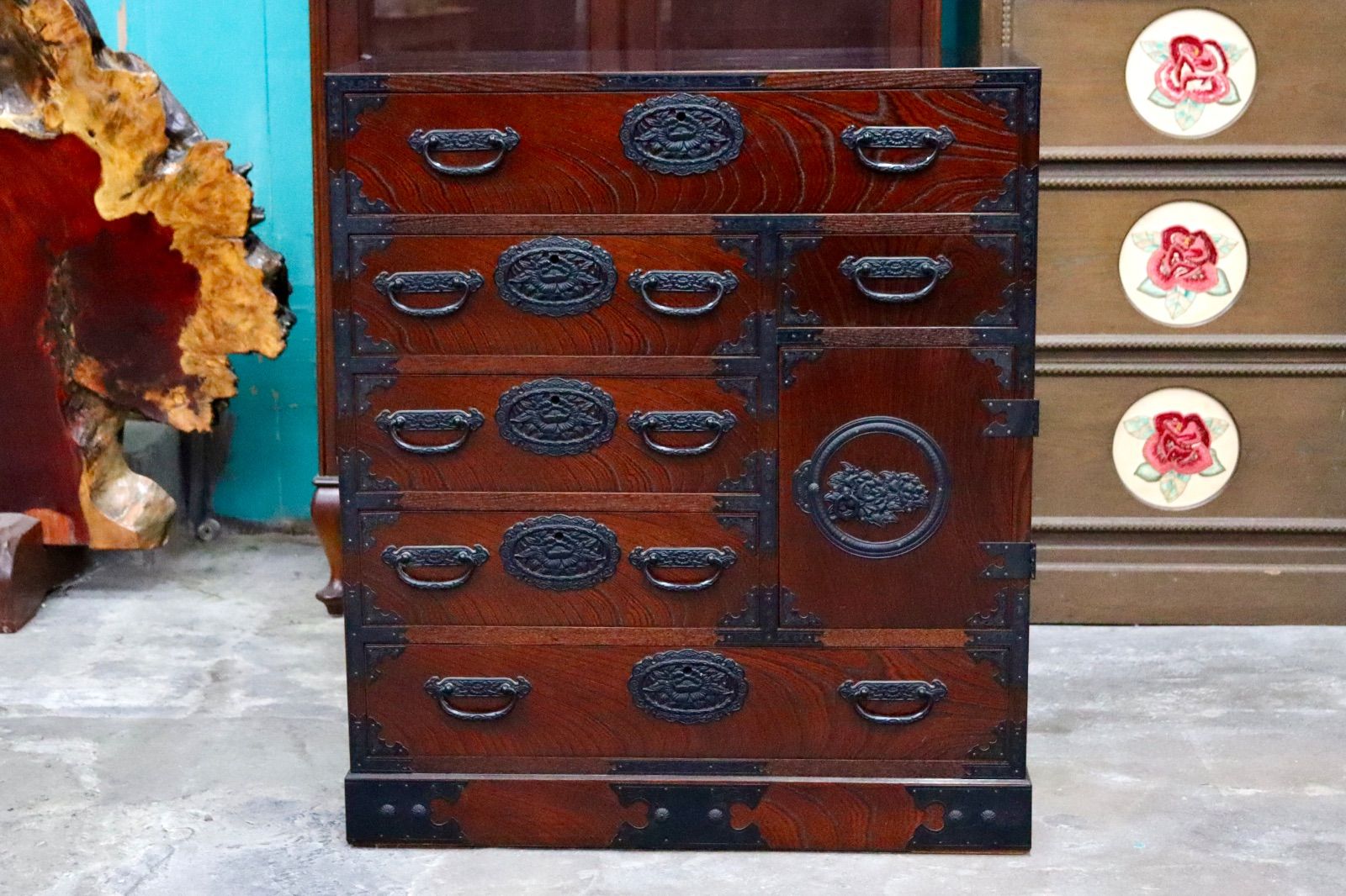 GMIS428B○時代箪笥 整理箪笥 民芸箪笥 伝統工芸 チェスト 和箪笥 和