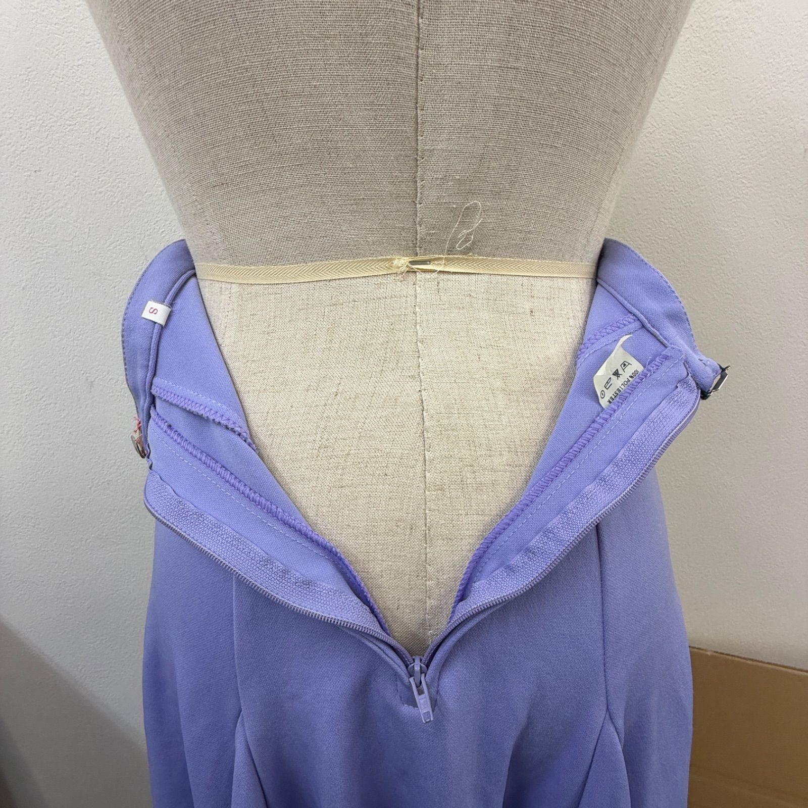 フラメンコ衣装 スカート ファルダ 紫 無地 シンプル フレア - メルカリ