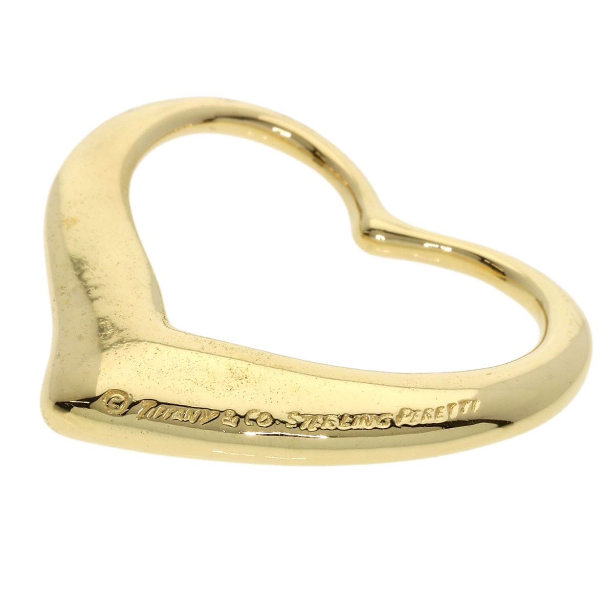 TIFFANY&Co. ティファニー オープンハート ペンダントトップ K18YG