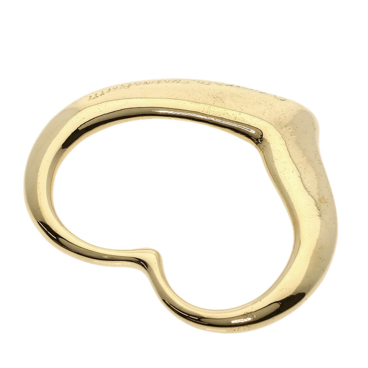 TIFFANY&Co. ティファニー オープンハート ペンダントトップ K18YG