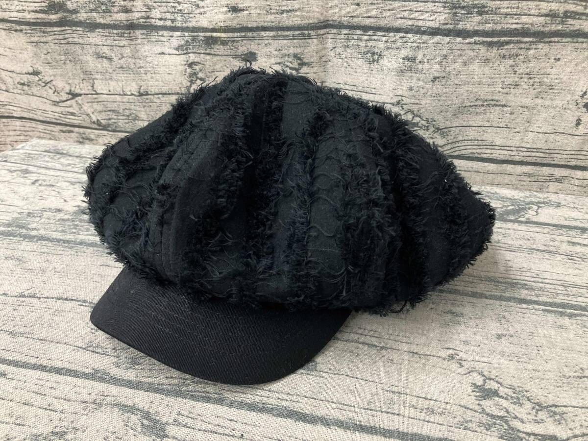 s'yte キャスケット ブラック フリーサイズ ヨウジヤマモト s'yte