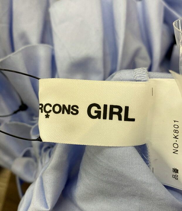 25SS COMME des GARCONS GIRL フリルつけ袖 ブルー NO-K801-051-1-1