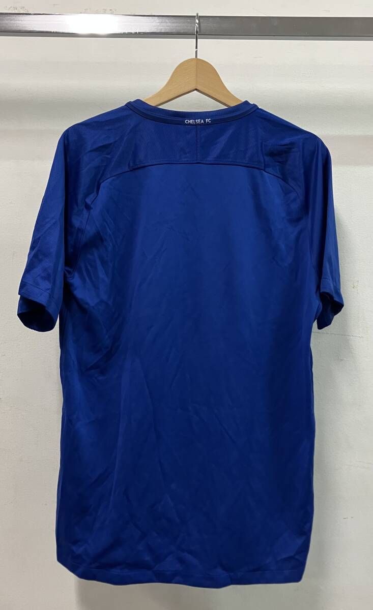 NIKE ナイキ 半袖Tシャツ 2017 プレミアチェルシー ユニフォーム サイズM ブルー  汗染み