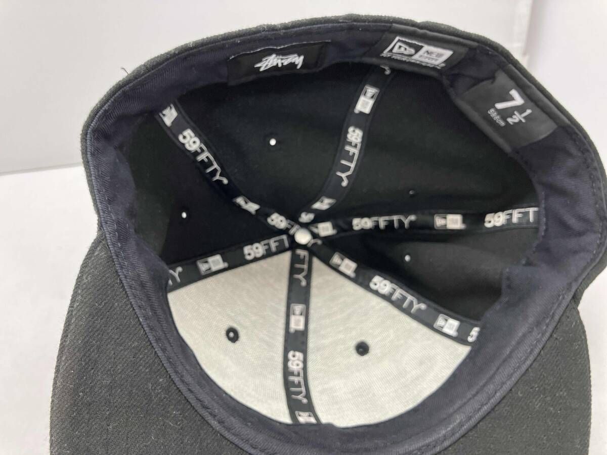 STUSSY/ストゥーシー/×NEWERA/ブラック/ベースボールキャップ - メルカリ