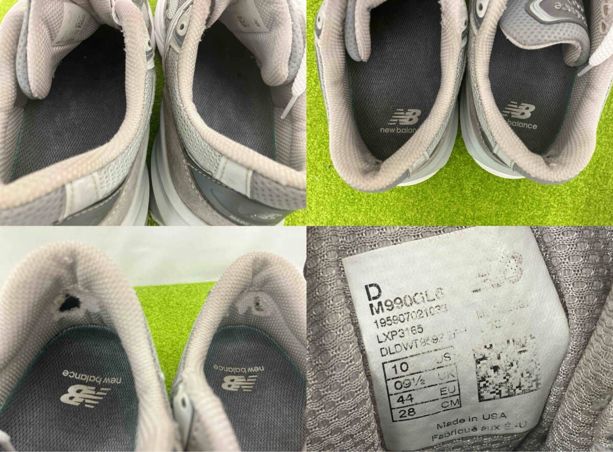 New Balance 990V6 ニューバランス M990GL6 28cm MADE IN U.S.A グレー 