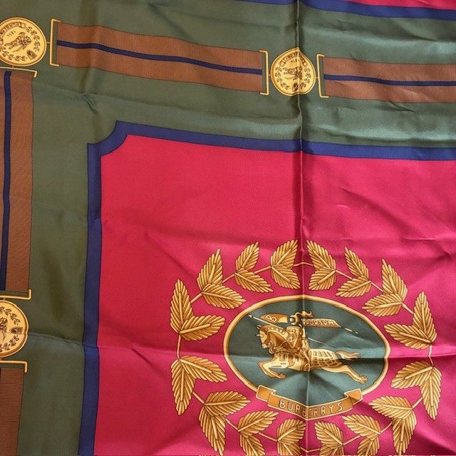 バーバリー Burberrys マルチカラー ホースナイトロゴエンブレム 大判