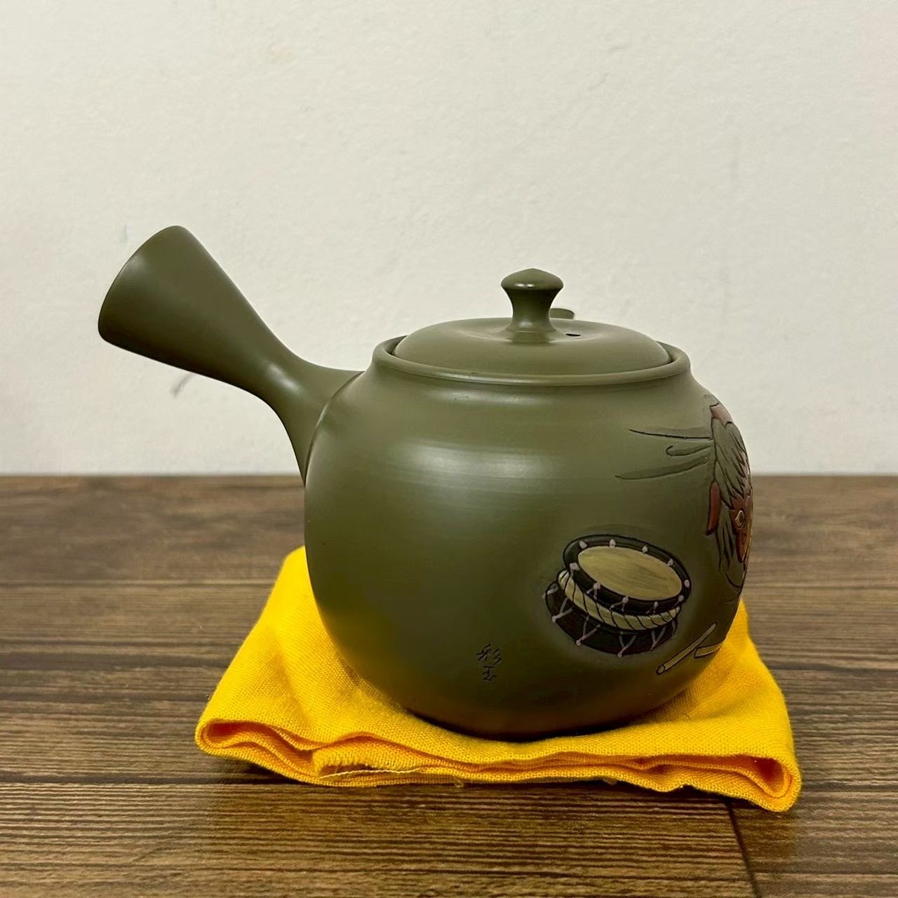 高資常滑 彩玉 常滑 急須 ししまい 茶器 煎茶道具 常滑焼き 木箱入り