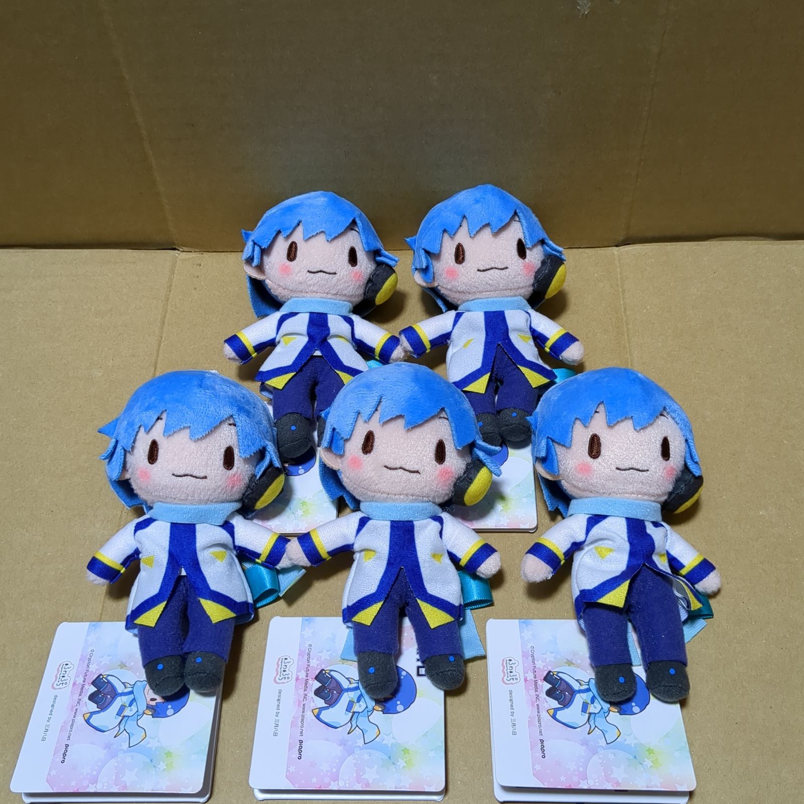 初音ミクシリーズ ふわぷち ミニぬいぐるみ kaito 5個セット - メルカリ
