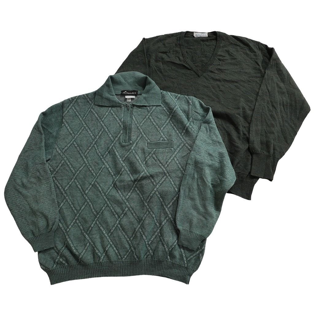 古着卸 まとめ売り セーター MIX 6枚セット (メンズ M ) ポロニット