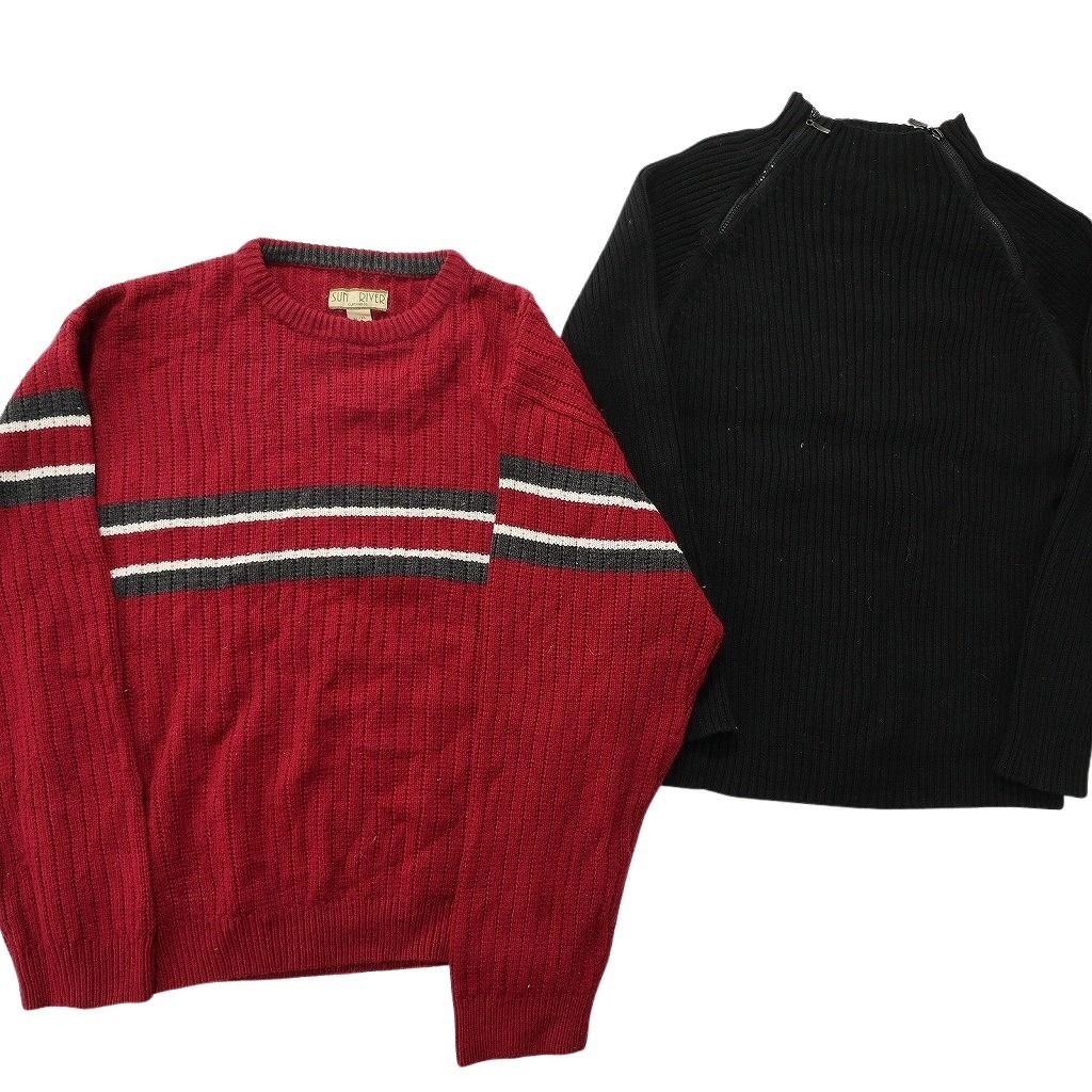 古着卸 まとめ売り セーター MIX 6枚セット (メンズ XL ) ライン