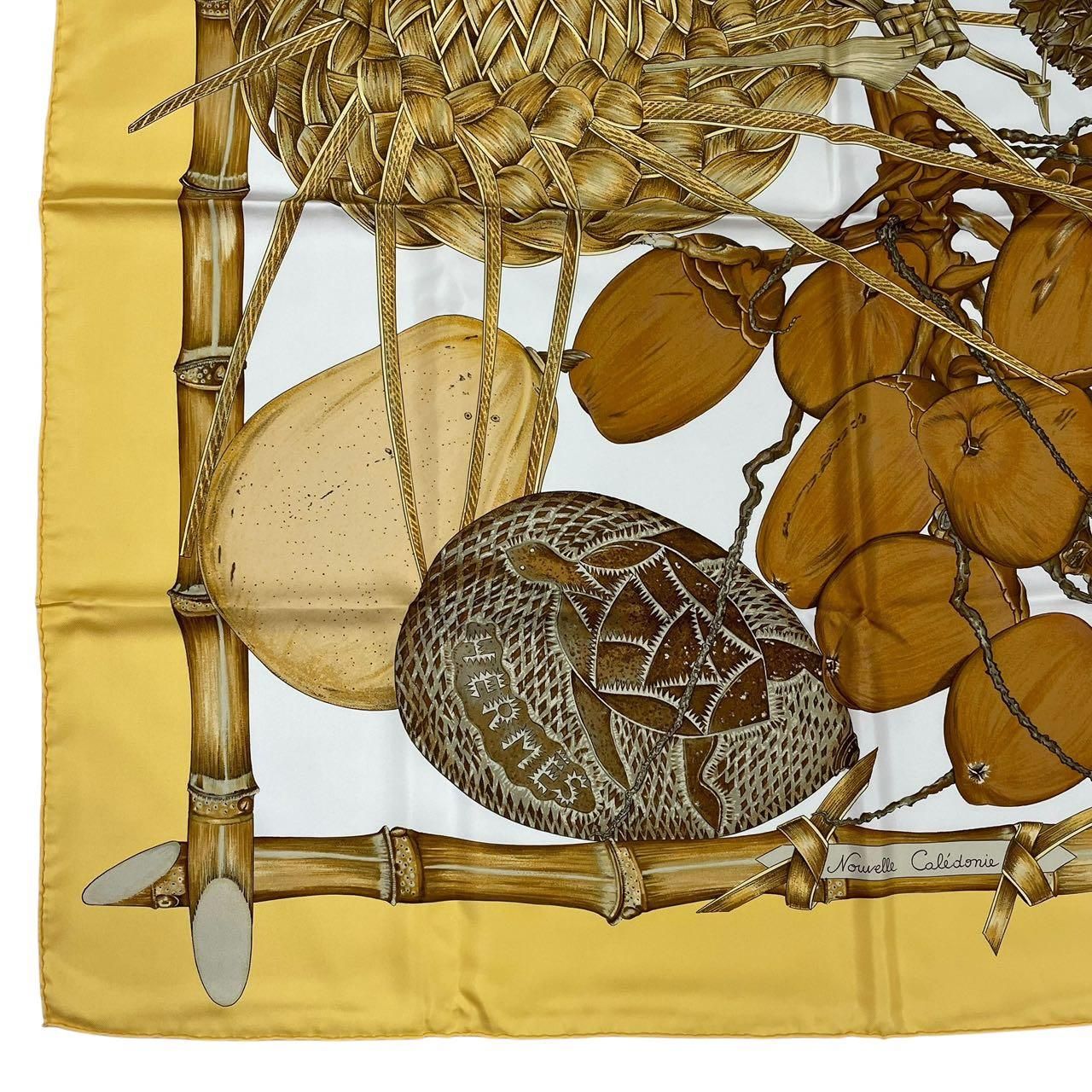 新品同様 HERMES エルメス カレ90 Jardin Creole クレオルの楽園