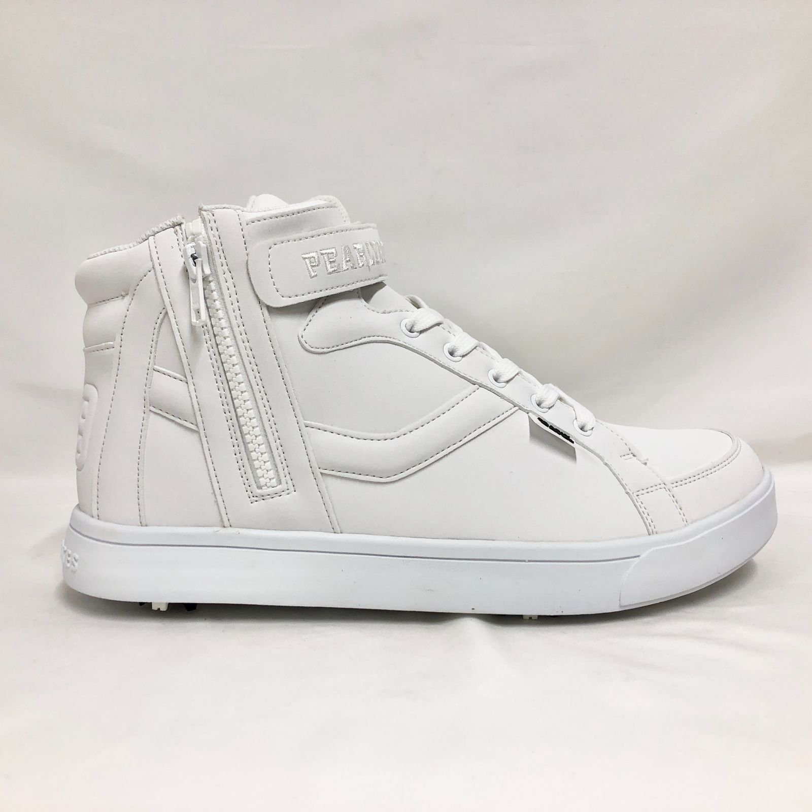 新品未使用 パーリーゲイツ ミドルカット ゴルフシューズ ホワイト27.5