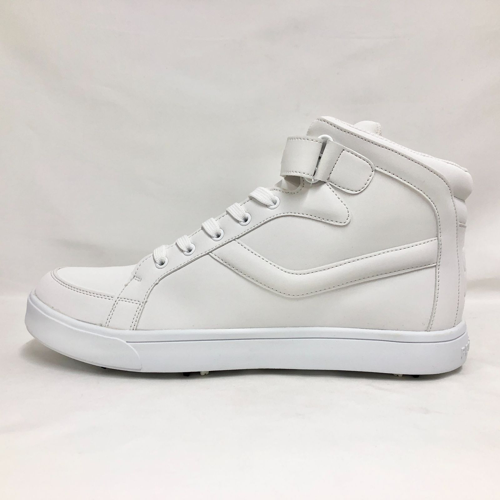 新品未使用 パーリーゲイツ ミドルカット ゴルフシューズ ホワイト27.5