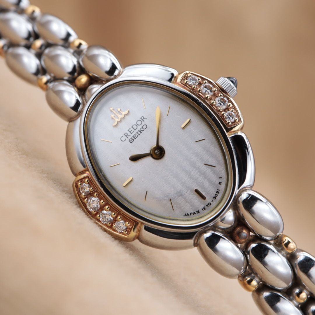 CH64 【電池交換/洗浄済】SEIKO CREDOR 1E70-3040 セイコー クレドール