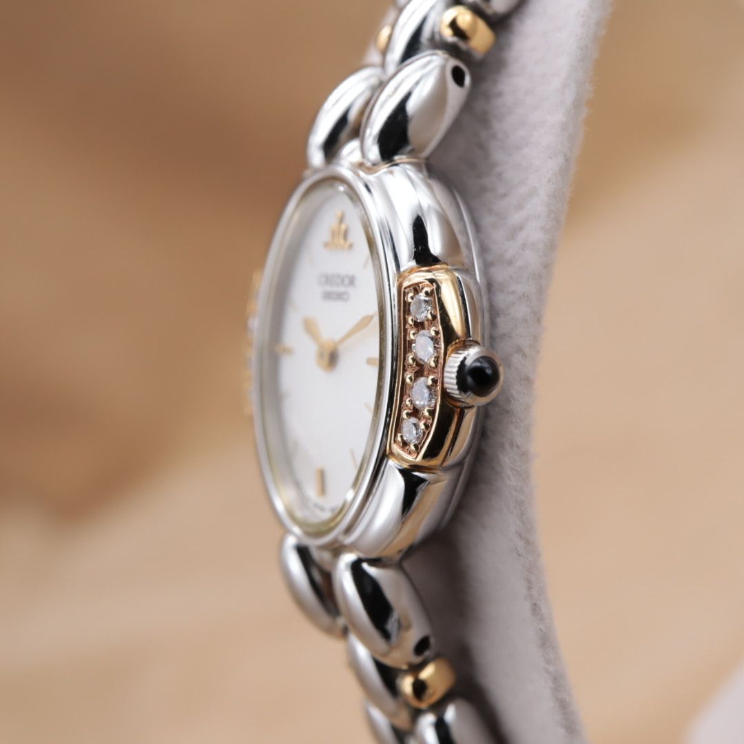 CH64 【電池交換/洗浄済】SEIKO CREDOR 1E70-3040 セイコー クレドール