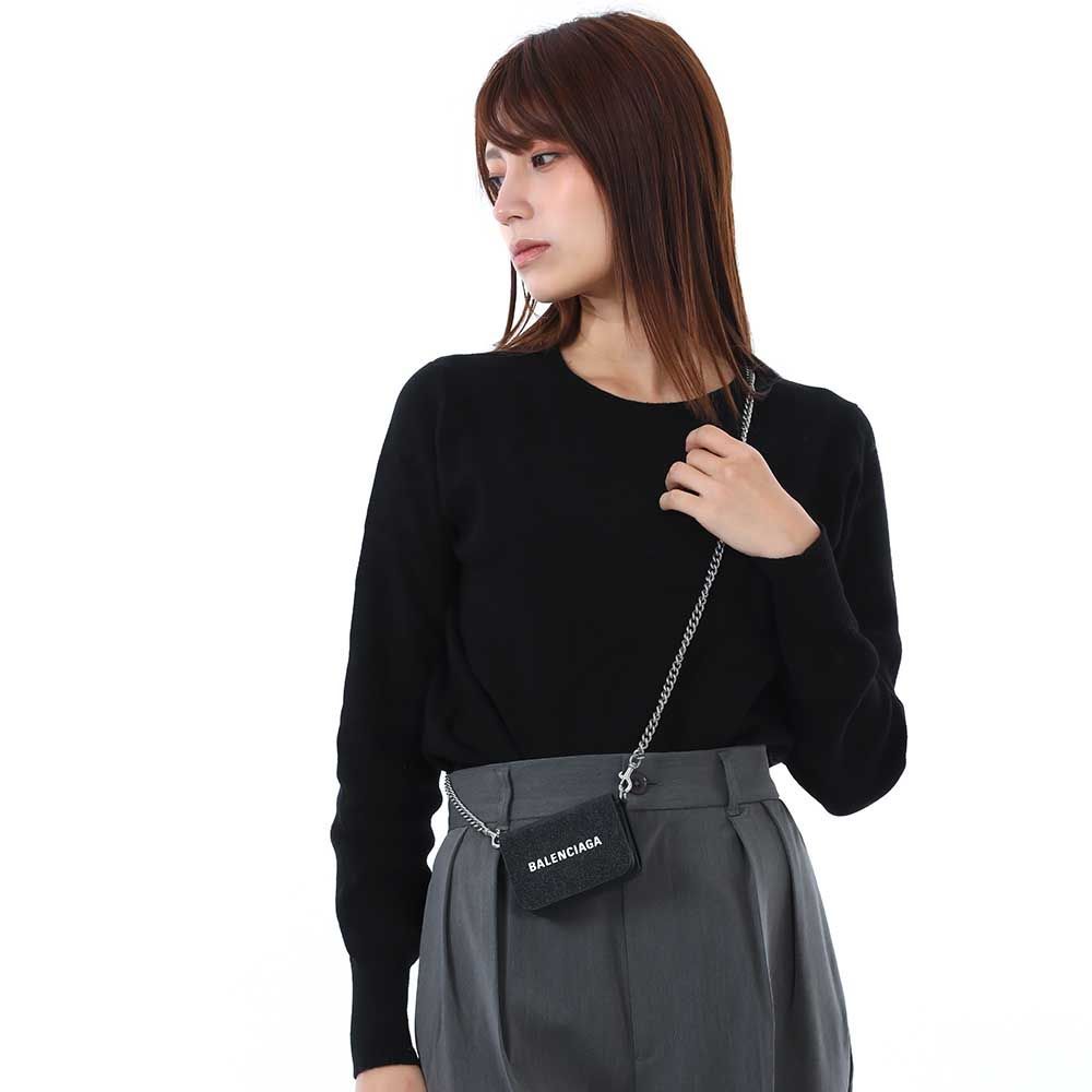 新品 BALENCIAGA バレンシアガ 618145 210IE 1090 CASH チェーン ミニ