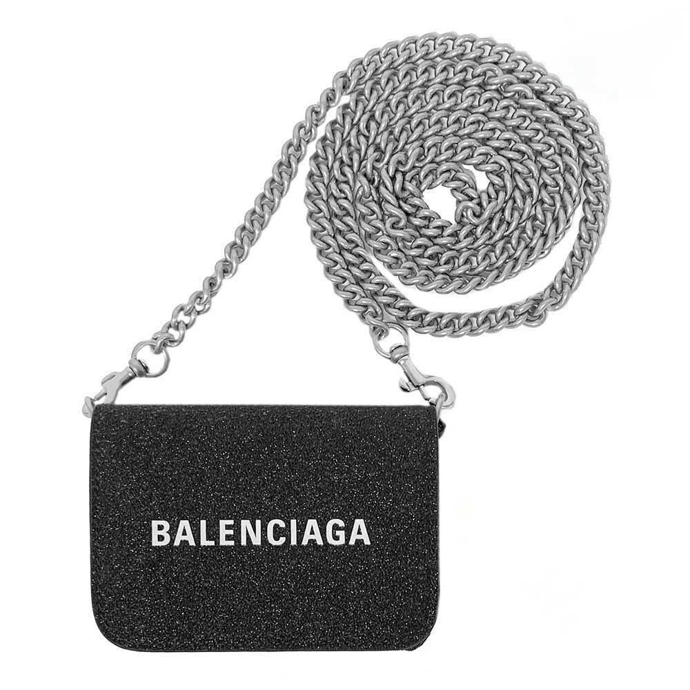 新品 BALENCIAGA バレンシアガ 618145 210IE 1090 CASH チェーン ミニ