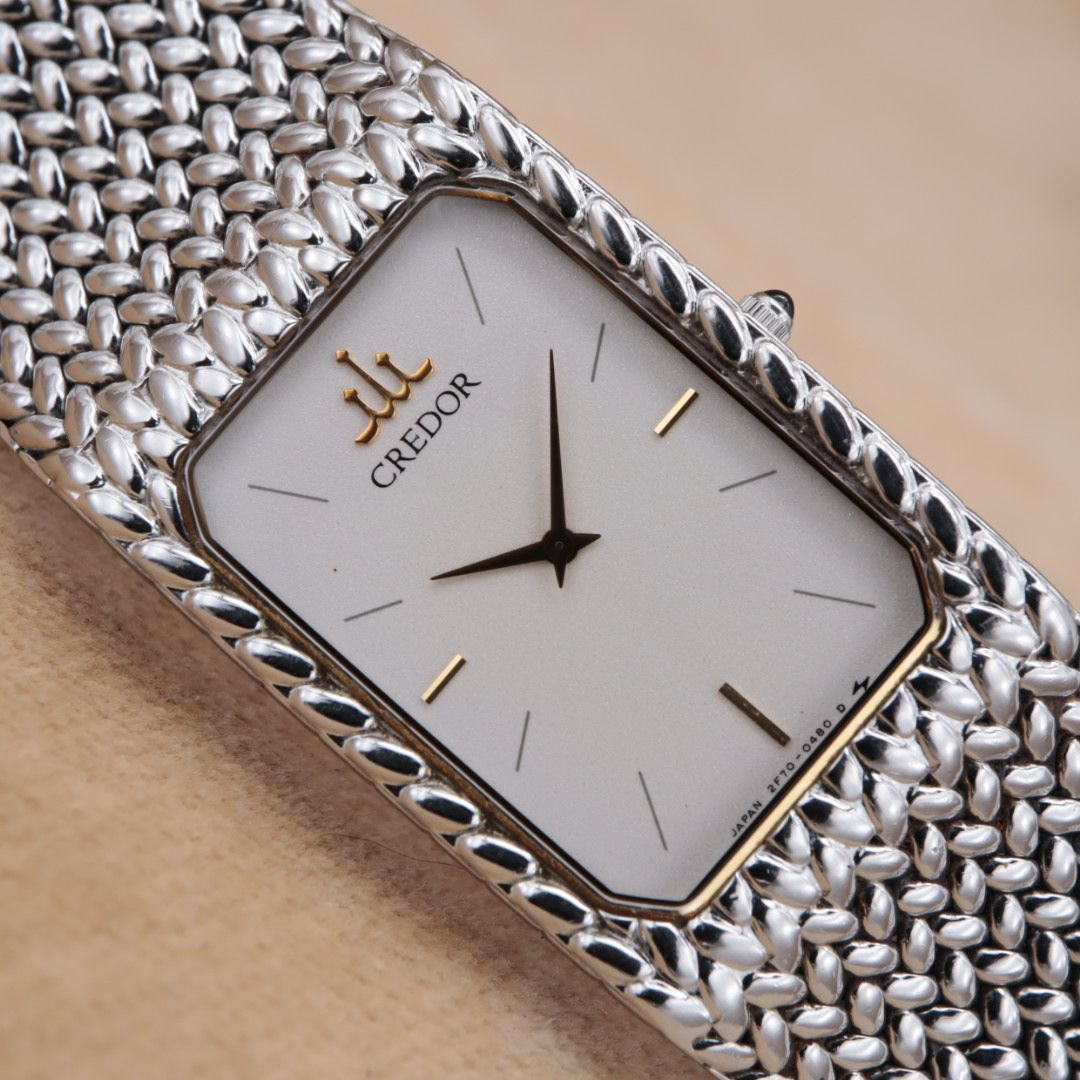 CH65 【電池交換済/洗浄済】SEIKO CREDOR 2F70-5330 セイコー