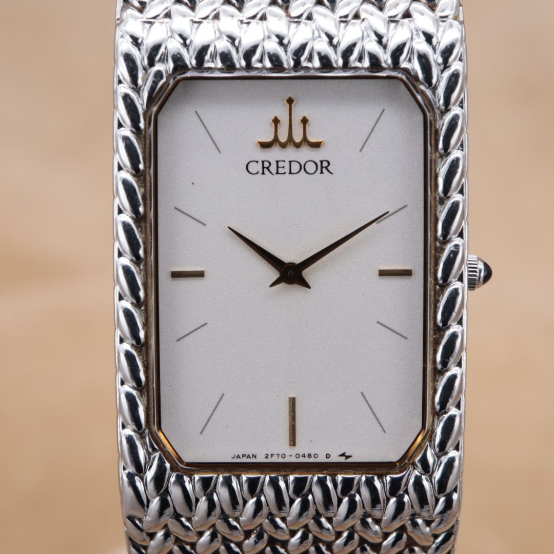 CH65 【電池交換済/洗浄済】SEIKO CREDOR 2F70-5330 セイコー