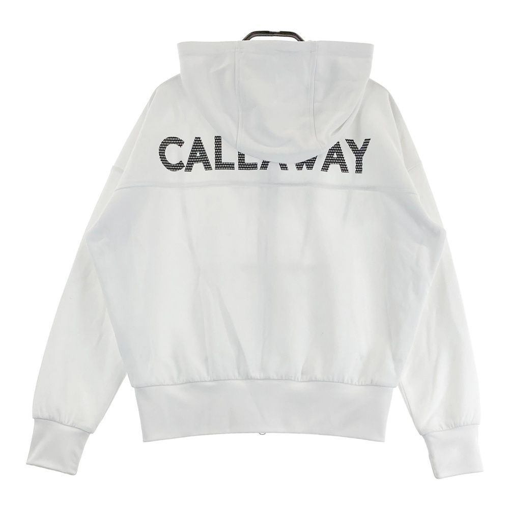 サイズ：S CALLAWAY キャロウェイ フード付 ジップジャケット ホワイト