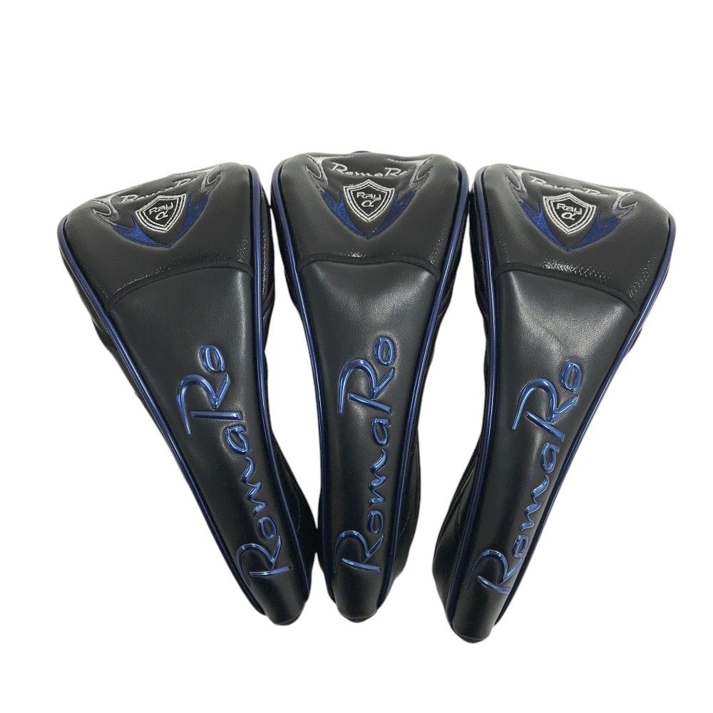 ROMARO ロマロ ヘッドカバー 3点セット Rayα ブラック系 UT×3