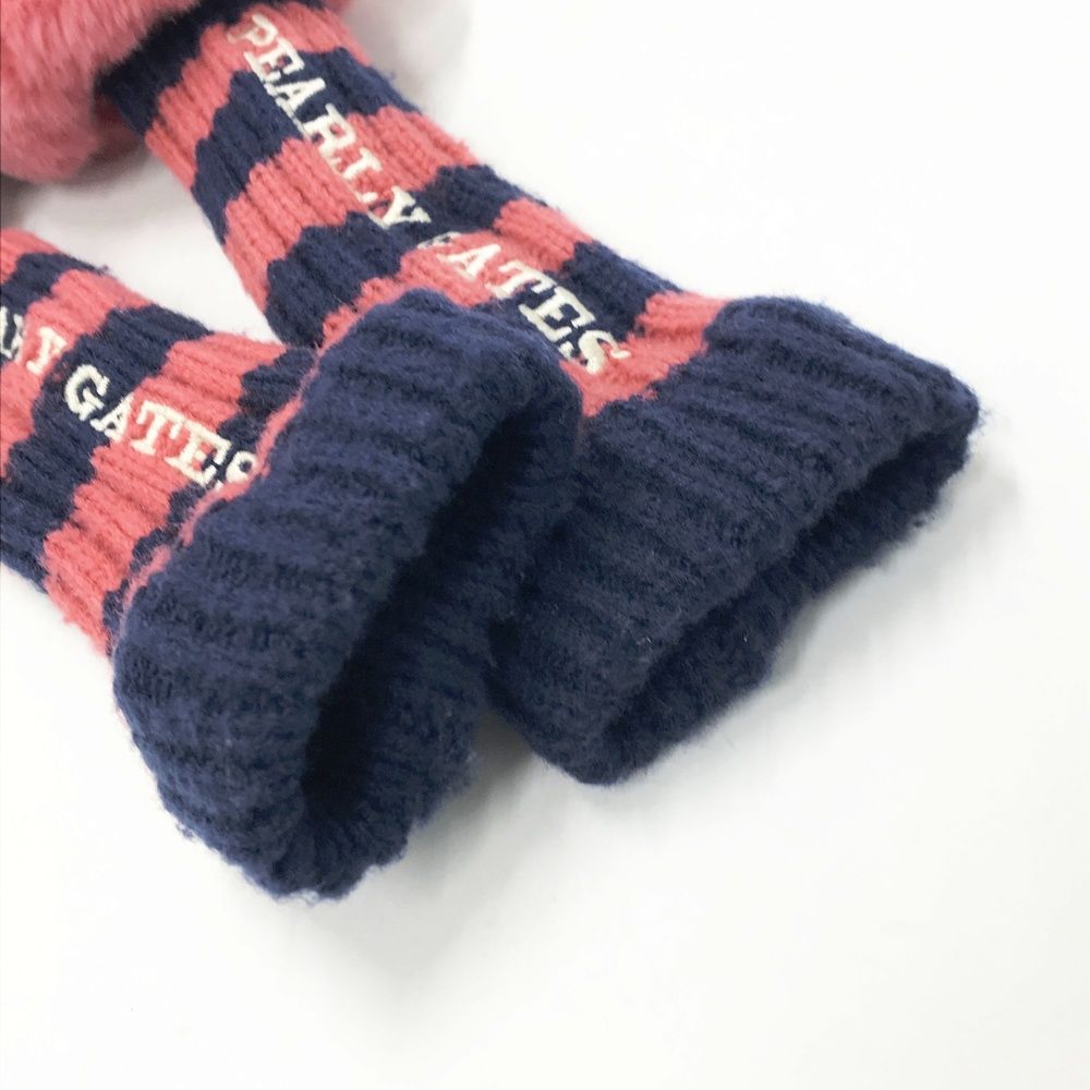 PEARLY GATES パーリーゲイツ ヘッドカバー ボア ニコちゃん 2点セット