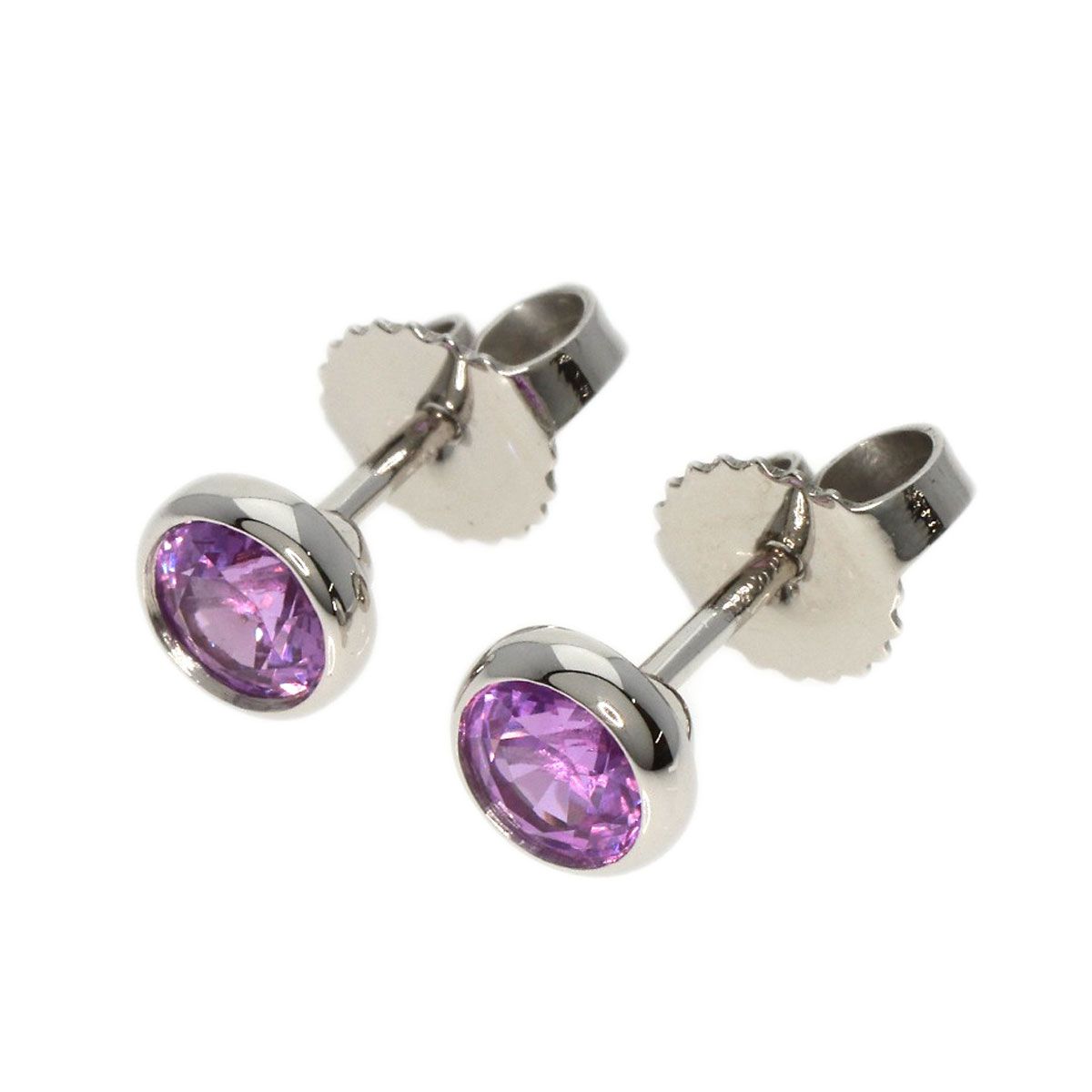 TIFFANY&Co. ティファニー バイザヤード ピンクサファイア ピアス