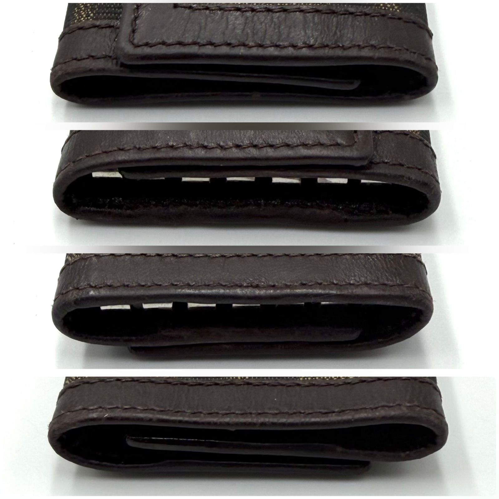 フェンディ FENDI ズッカ柄 6連キーケース コンパクト シルバー金具