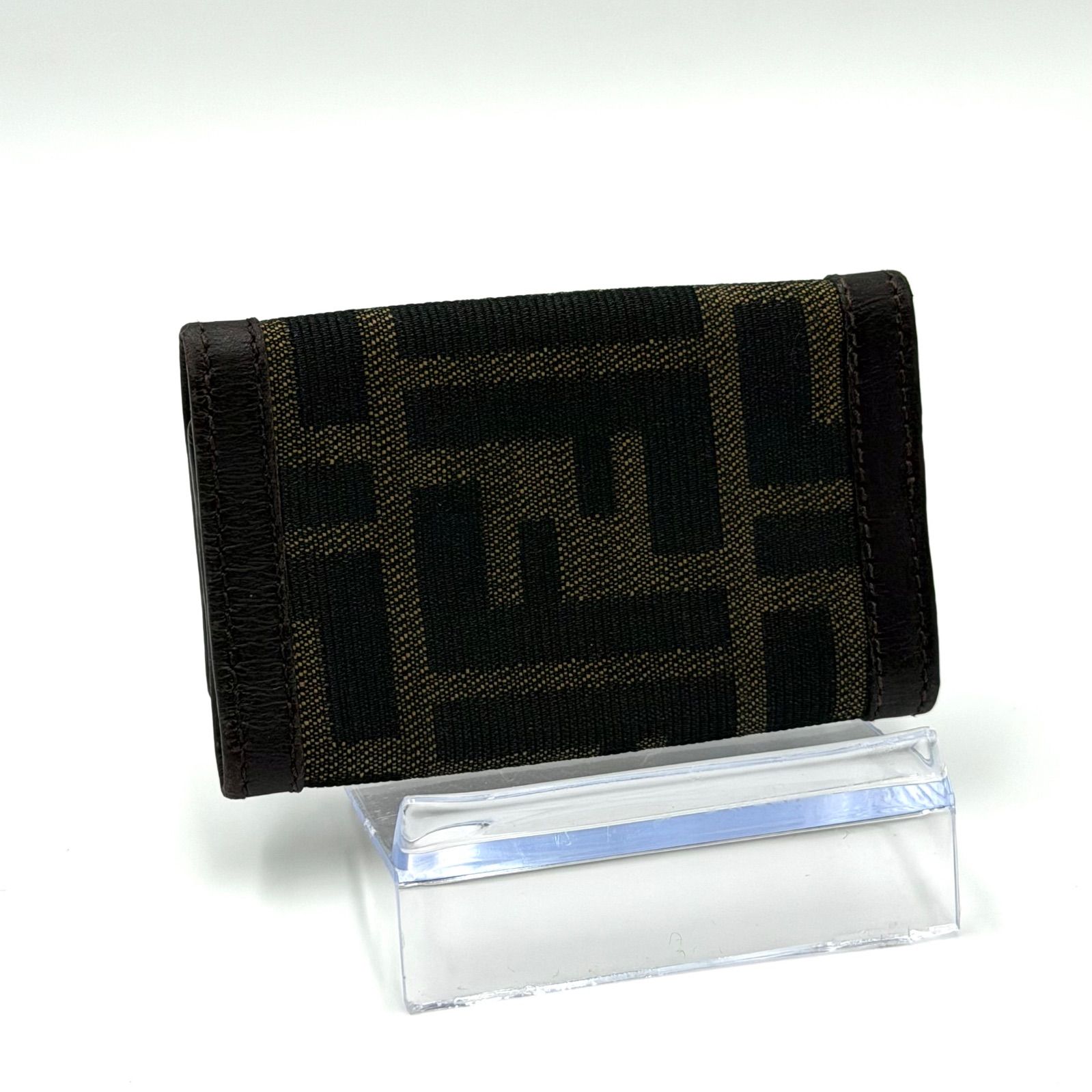 フェンディ FENDI ズッカ柄 6連キーケース コンパクト シルバー金具