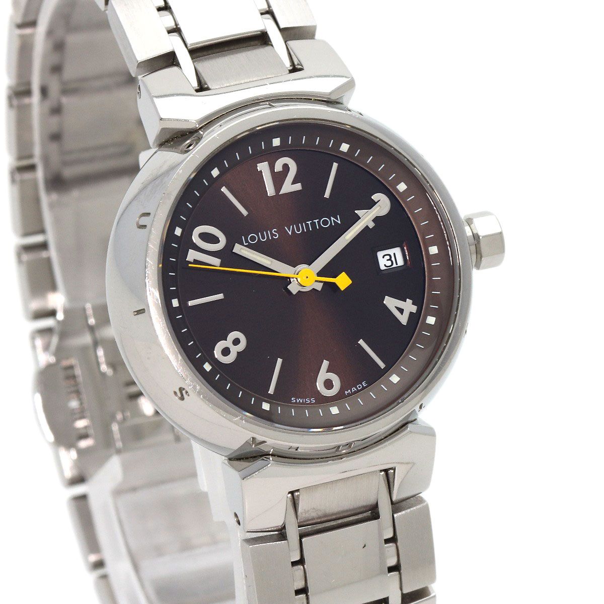 LOUIS VUITTON ルイヴィトン Q1211 タンブール 腕時計 SS SS