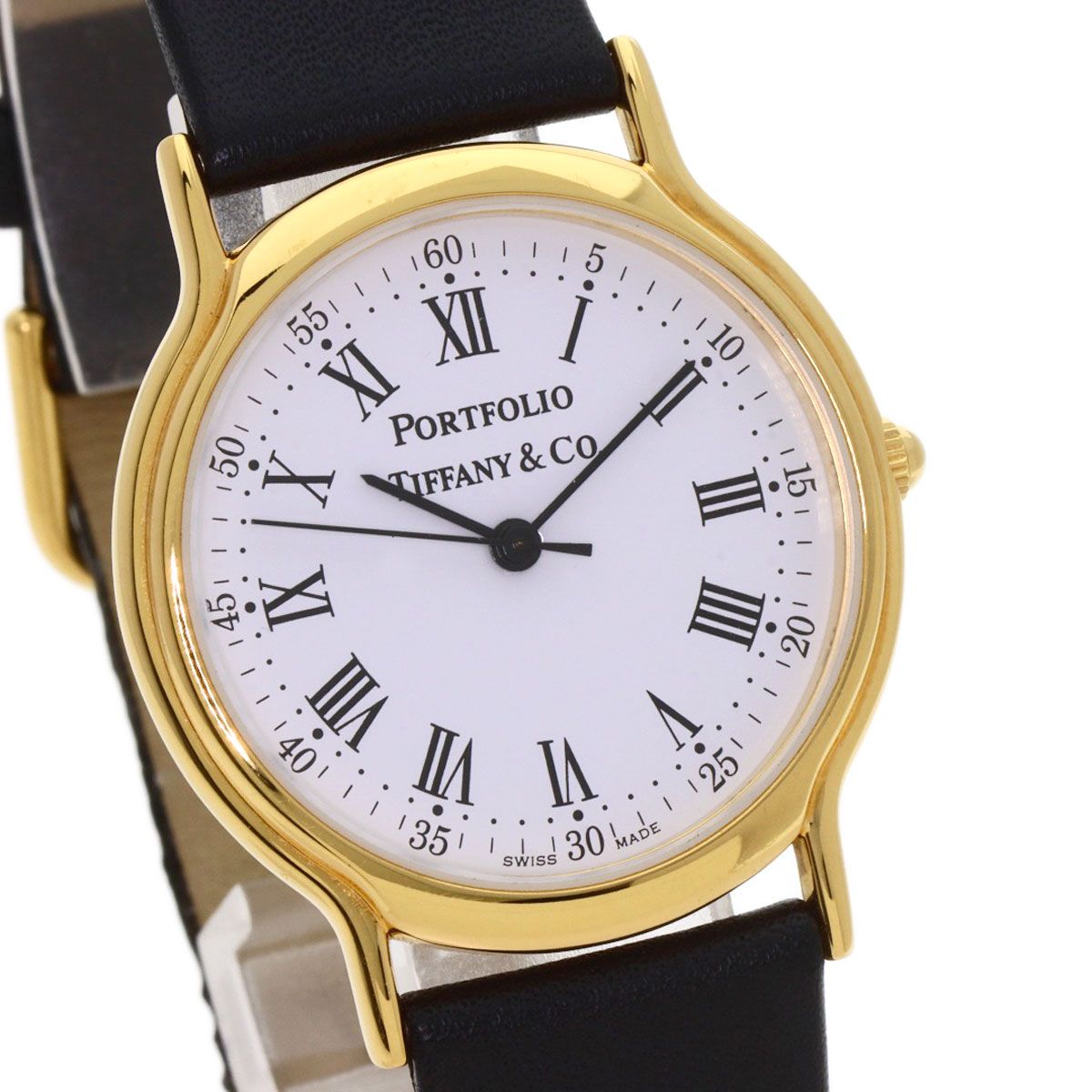 希少】TIFFANY&Co ティファニー 腕時計 ポートフォリオ ベルト新品