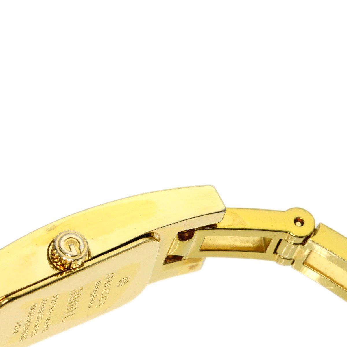 GUCCI グッチ 3900L スクエアフェイス 腕時計 GP GP レディース [中古