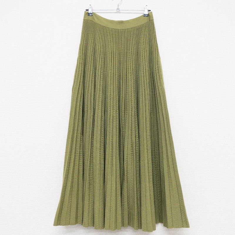 MADISON BLUE マディソンブルー プリーツスカート ロング ウール