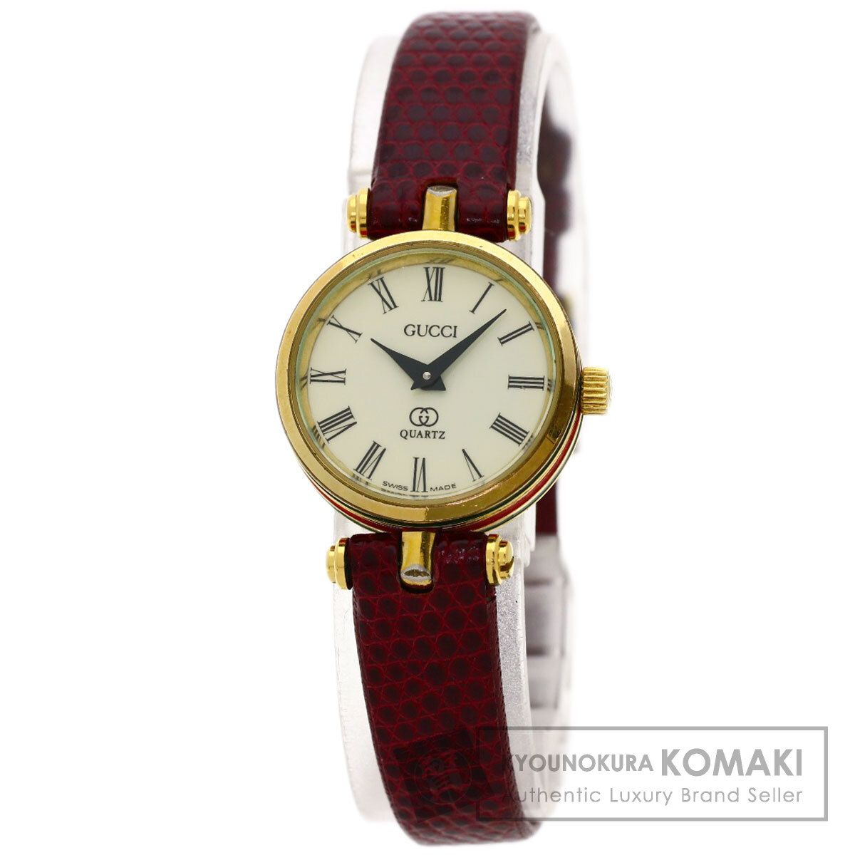 GUCCI グッチ　シェリーライン レディース　腕時計 GUCCI グッチ シェリーライン 腕時計 GP 革 レディース [中古] - メルカリ