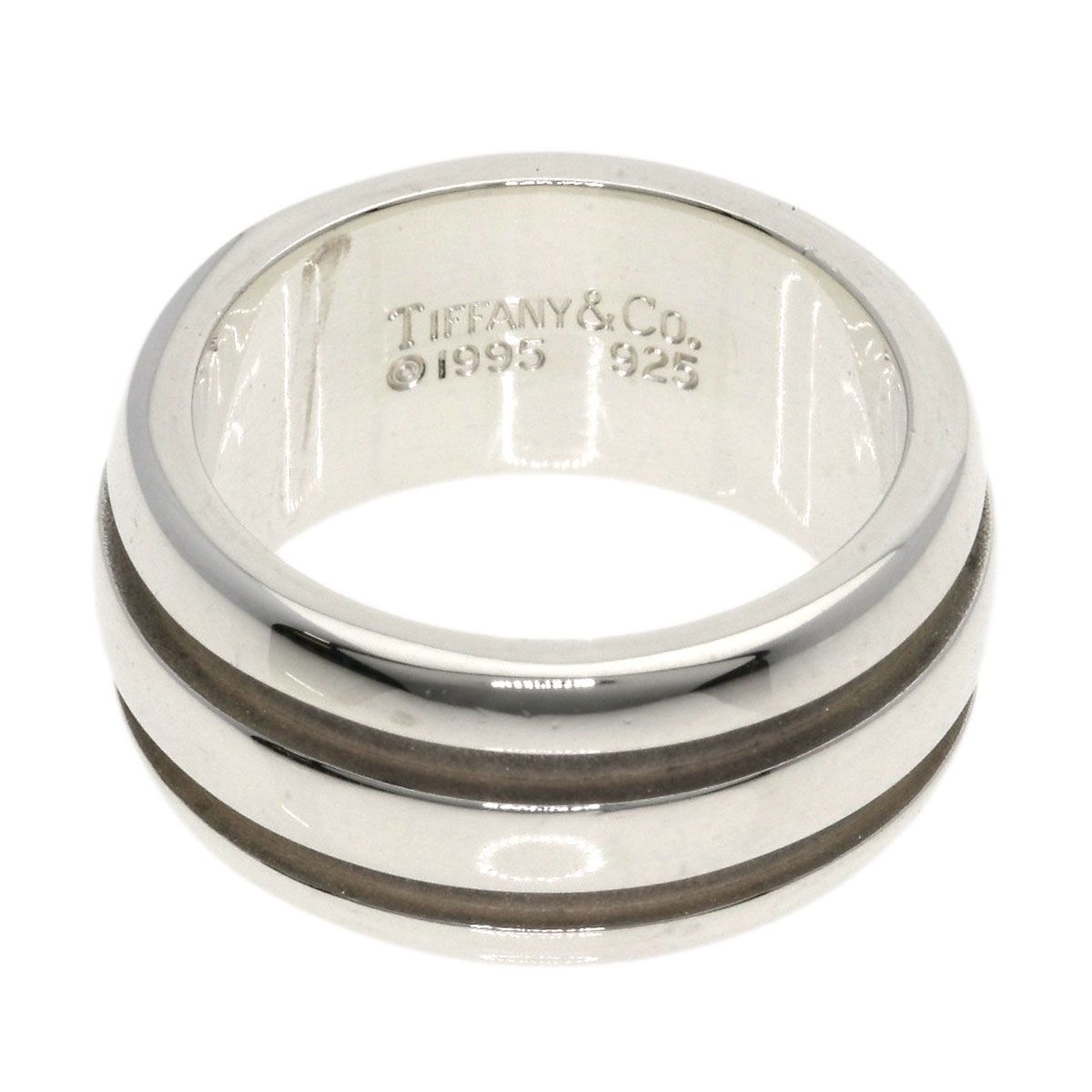 TIFFANY&Co. ティファニー グルーブド リング・指輪 SV レディース