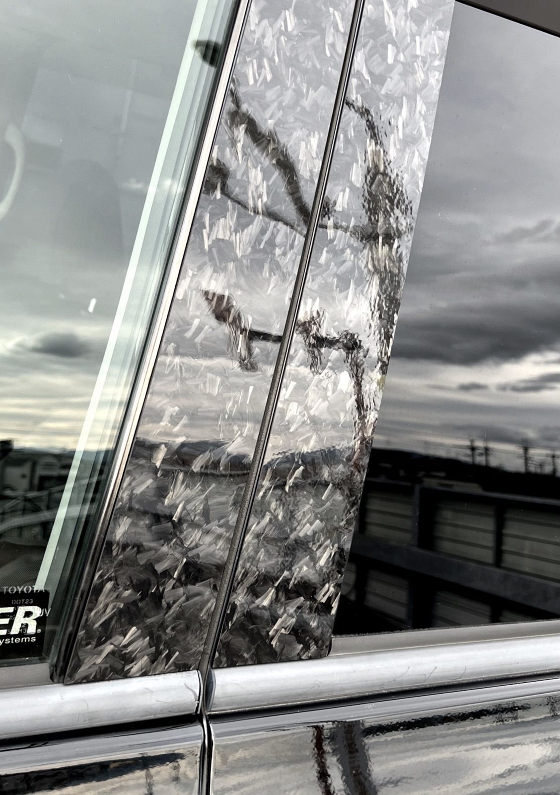 LEXUS IS 30系【リアルフォージドカーボン】ピラーガーニッシュ - メルカリ