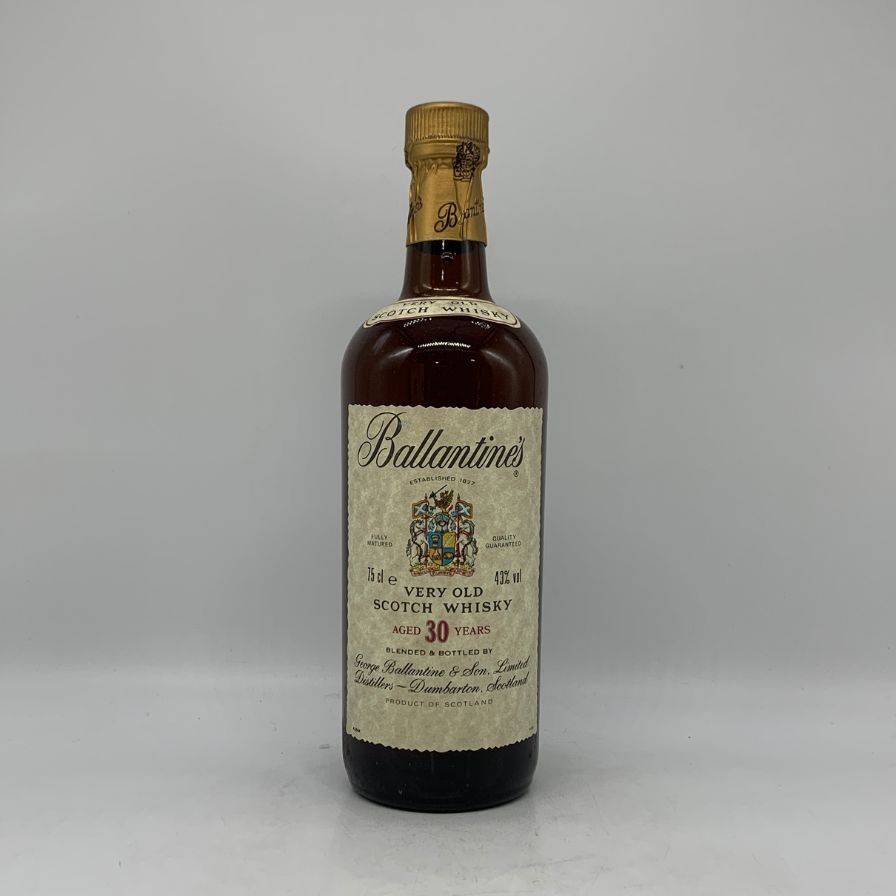 バランタイン 30年 ベリーオールド 金キャップ 青青紋章 750ml【D4