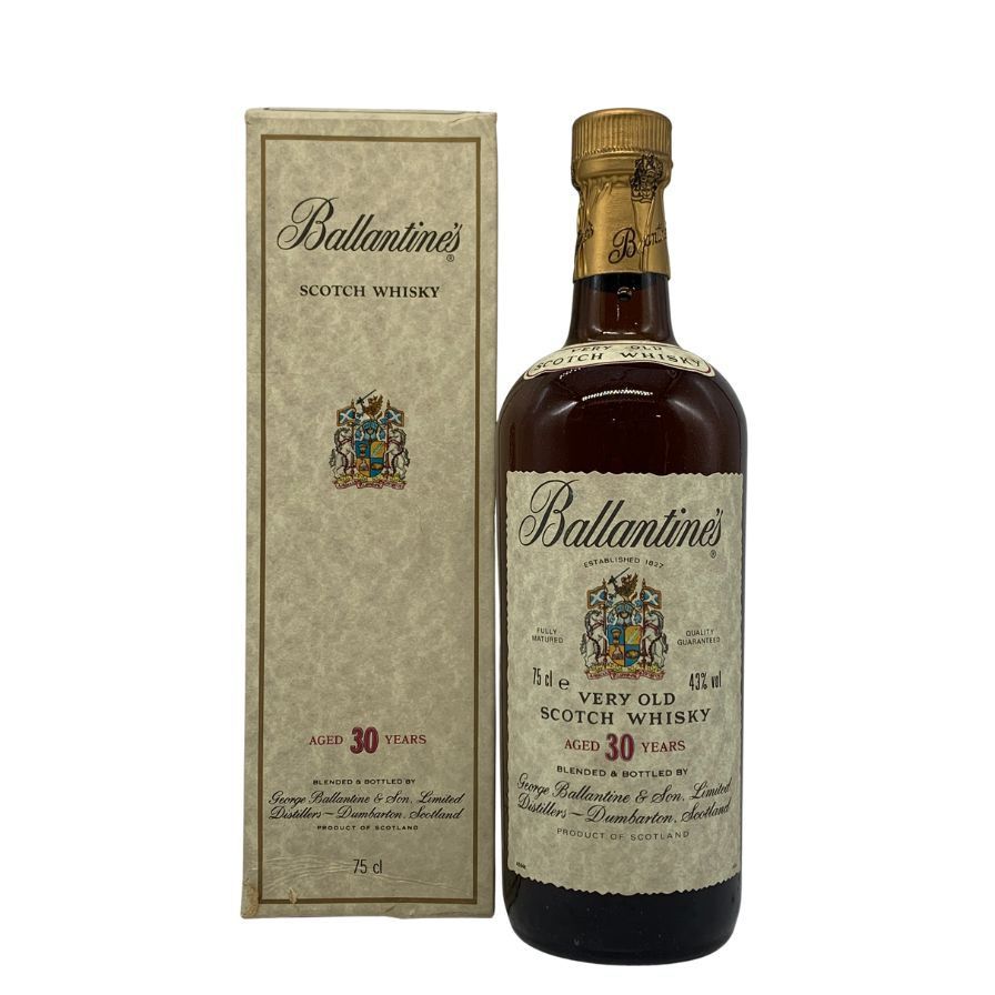 バランタイン 30年 ベリーオールド 金キャップ 青青紋章 750ml【D4