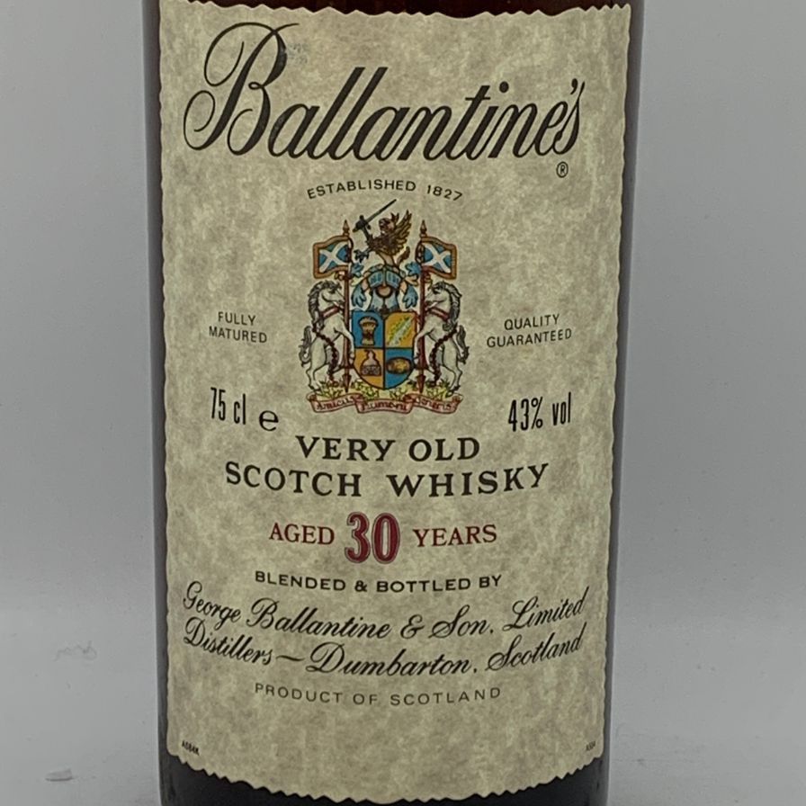 バランタイン 30年 ベリーオールド 金キャップ 青青紋章 750ml【D4