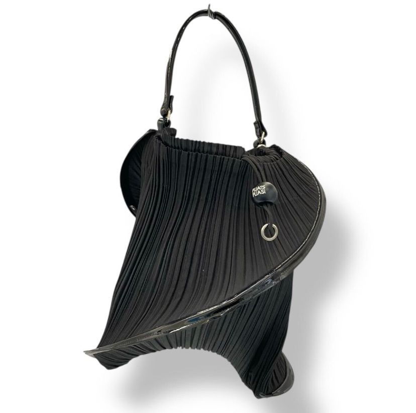 未使用品 ISSEY MIYAKE イッセイミヤケ ハンドバッグ ブラック - メルカリ