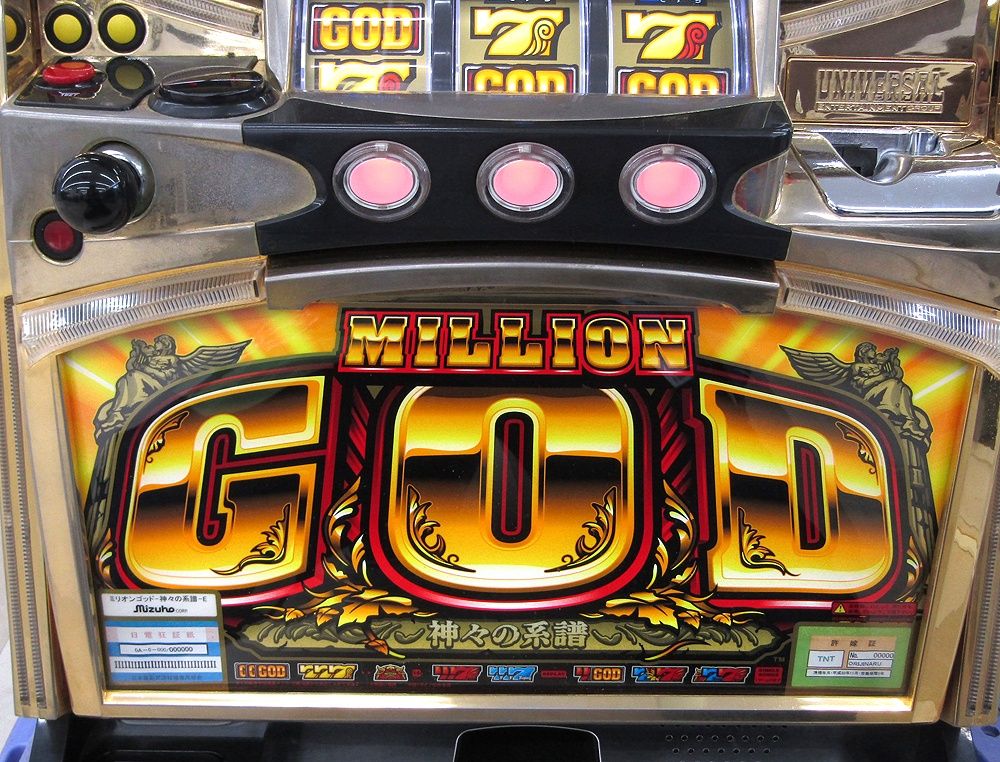 パチスロ実機 エレコ ミリオンゴッド 神々の系譜 ZEUS ver. 5号機 GOD