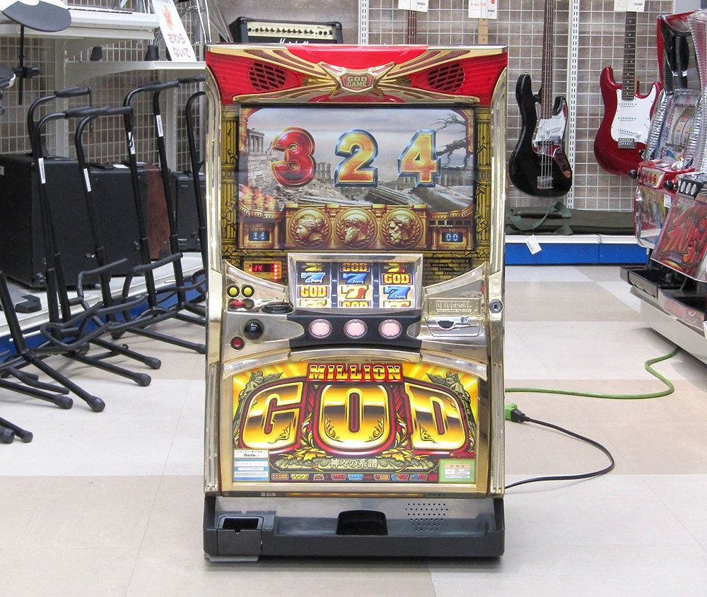 パチスロ実機 エレコ ミリオンゴッド 神々の系譜 ZEUS ver. 5号機 GOD
