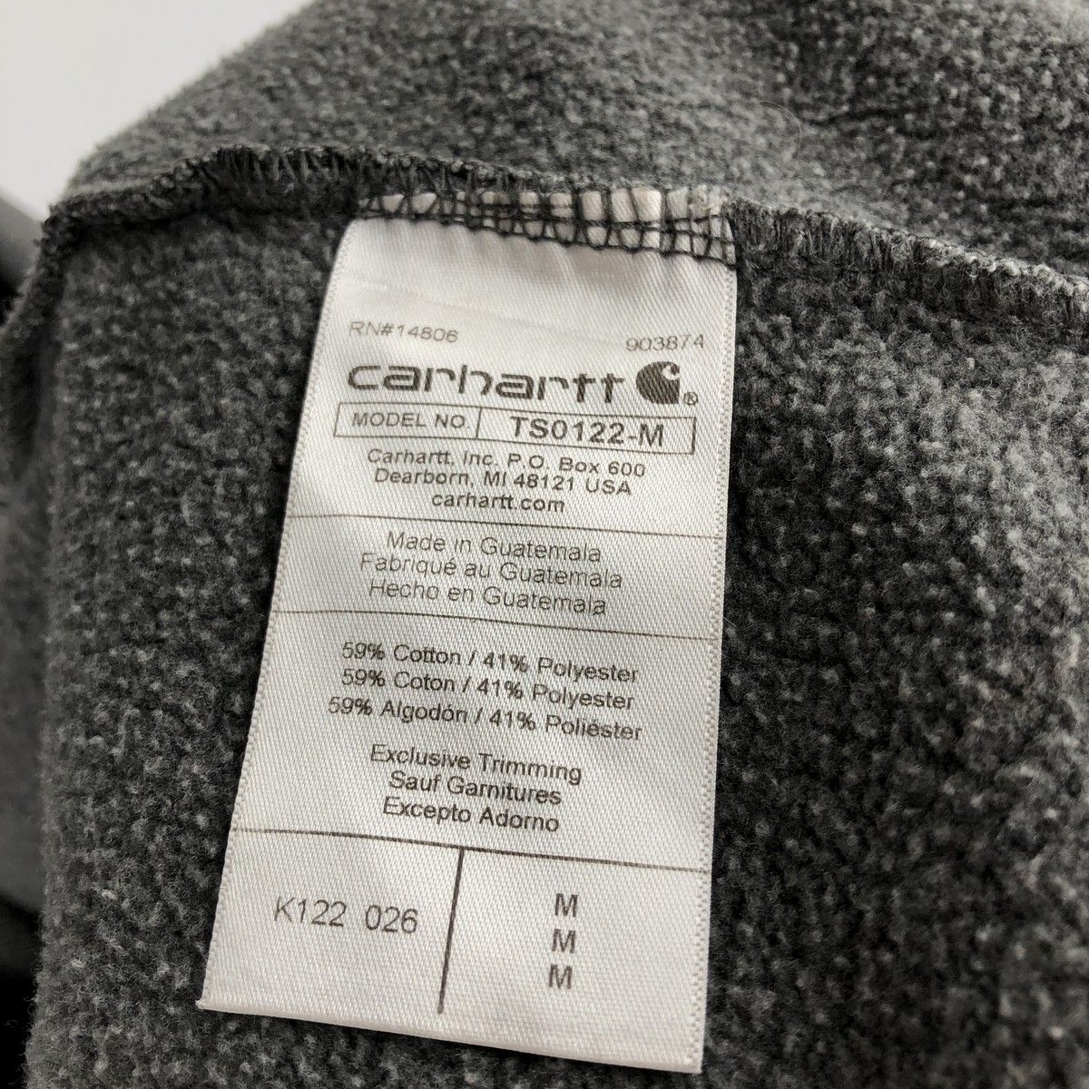 古着 カーハート Carhartt Loose Fit スウェットフルジップパーカー