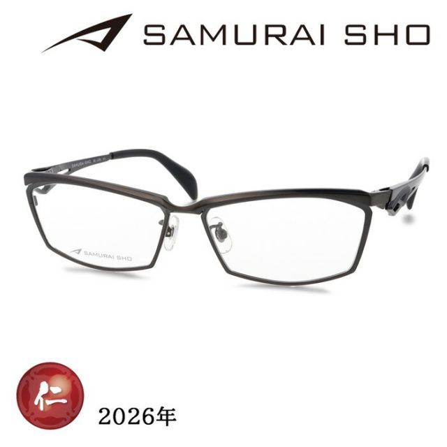 SAMURAI SHO サムライショウ メガネ SS-J232 col.3 59mm ガンメタル