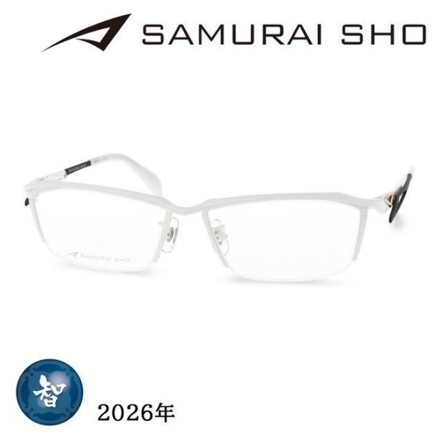 SAMURAI SHO サムライショウ メガネ SS-T131 col.LTD2 57mm ホワイト