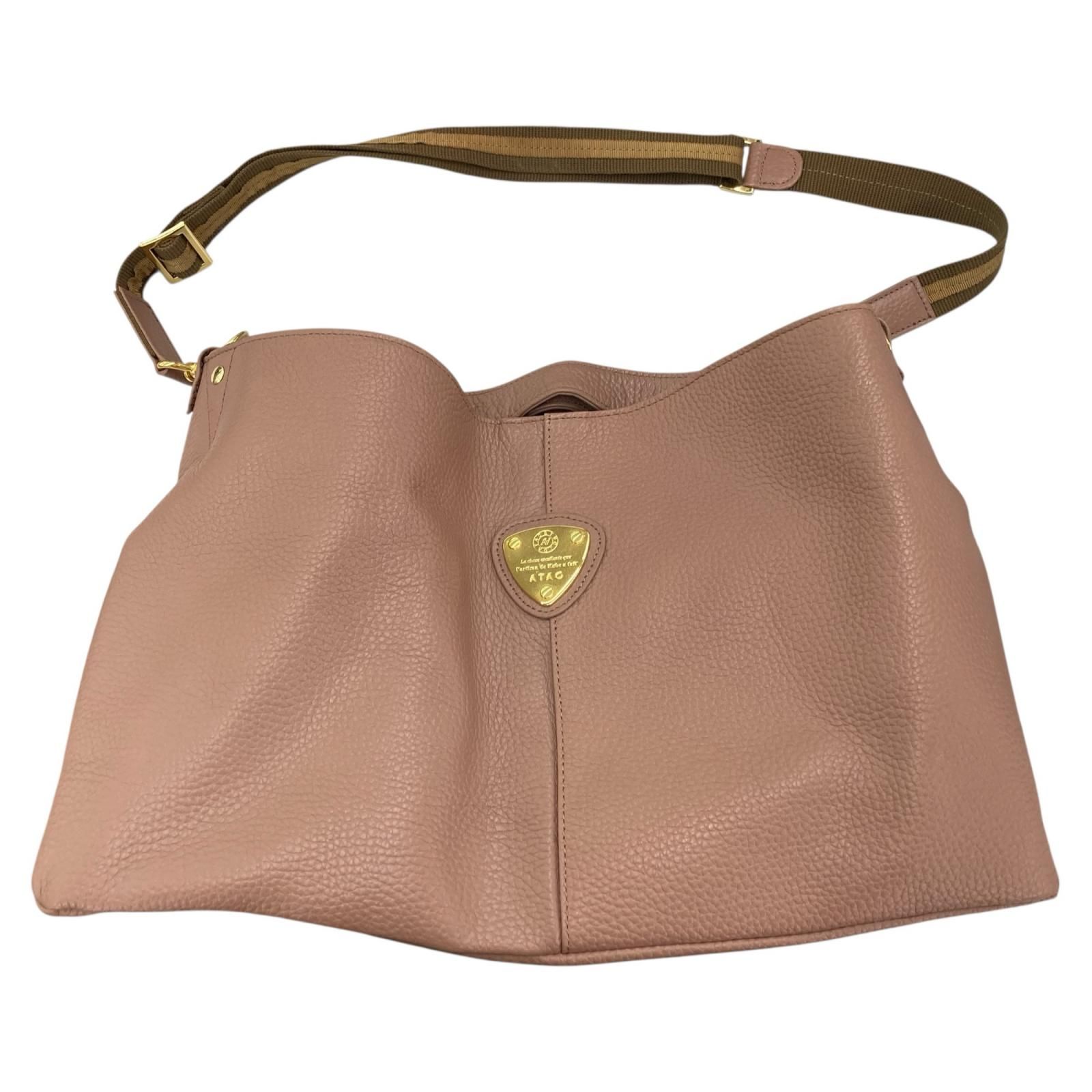 186000 ATAO アタオ ショルダーバッグ アーモンド 2way chivy 牛革